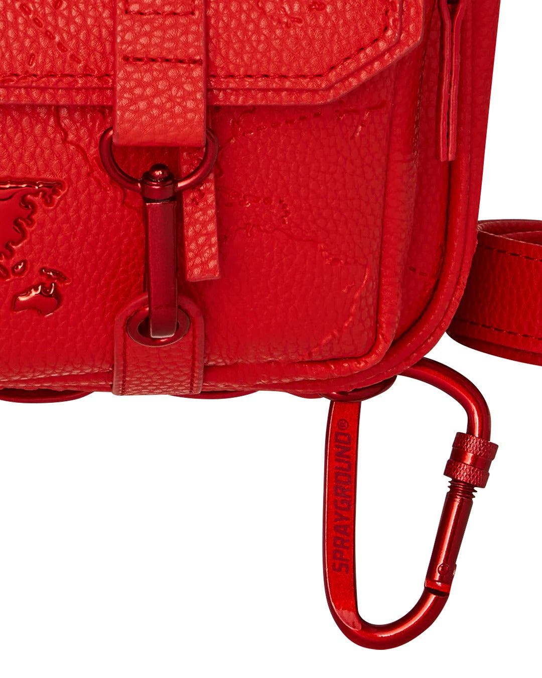 JAMES GLOBAL RED CROSSBODY