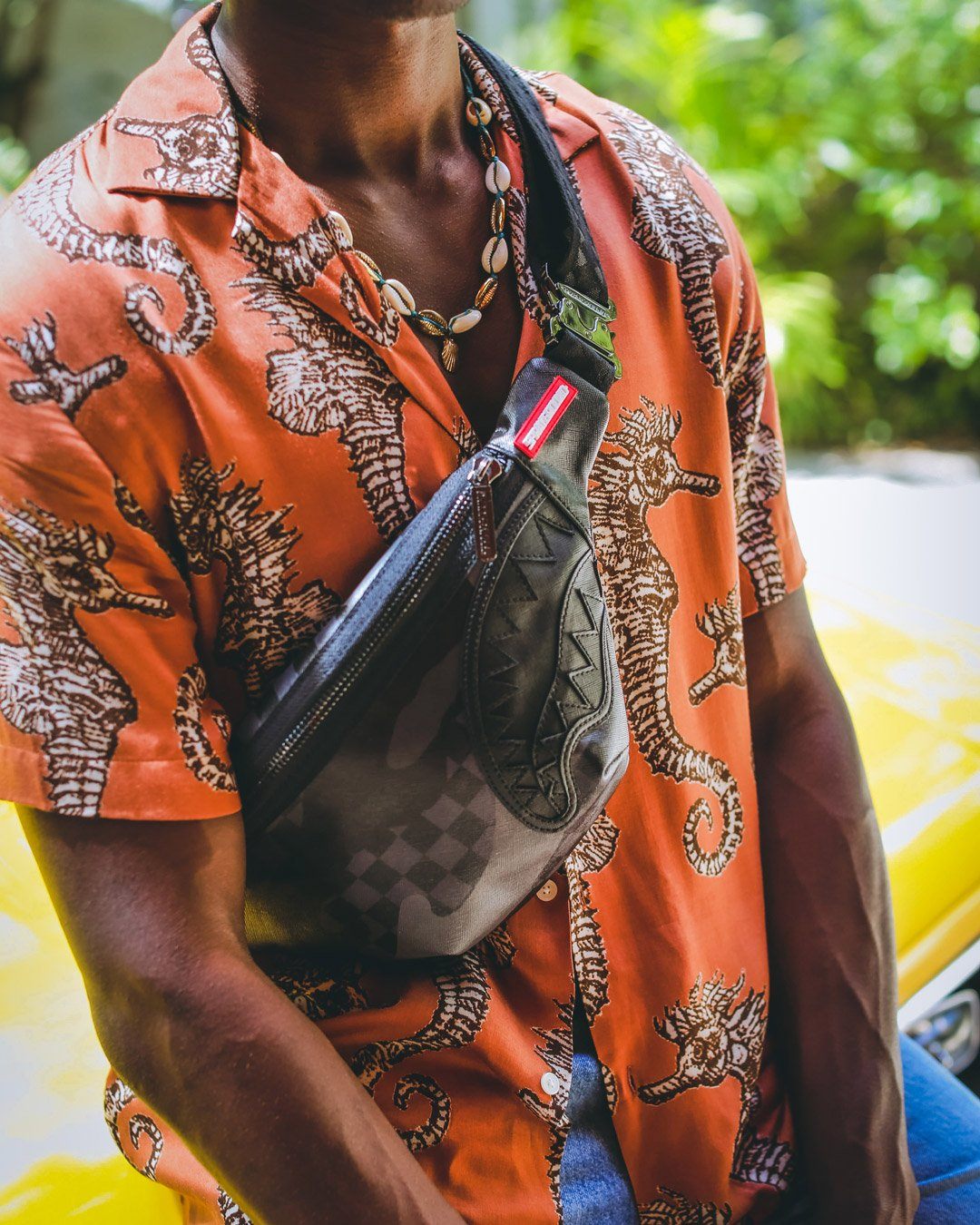 Sprayground Waist bag 3AM NEVER SLEEP SAVVY CROSSBODY Black