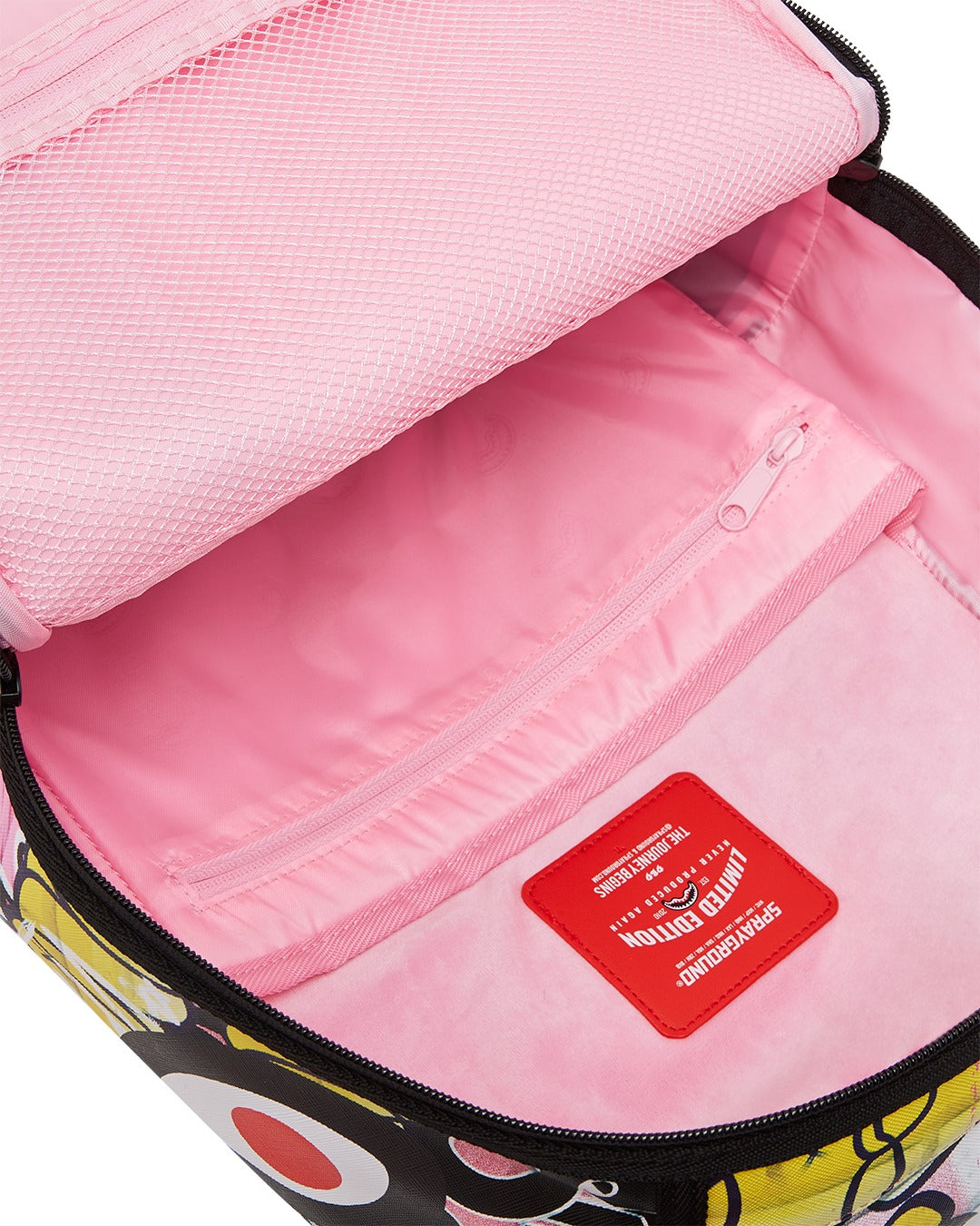 PINK PANTHER PAINTING OVER GRAFFITI DLXR BACKPACK