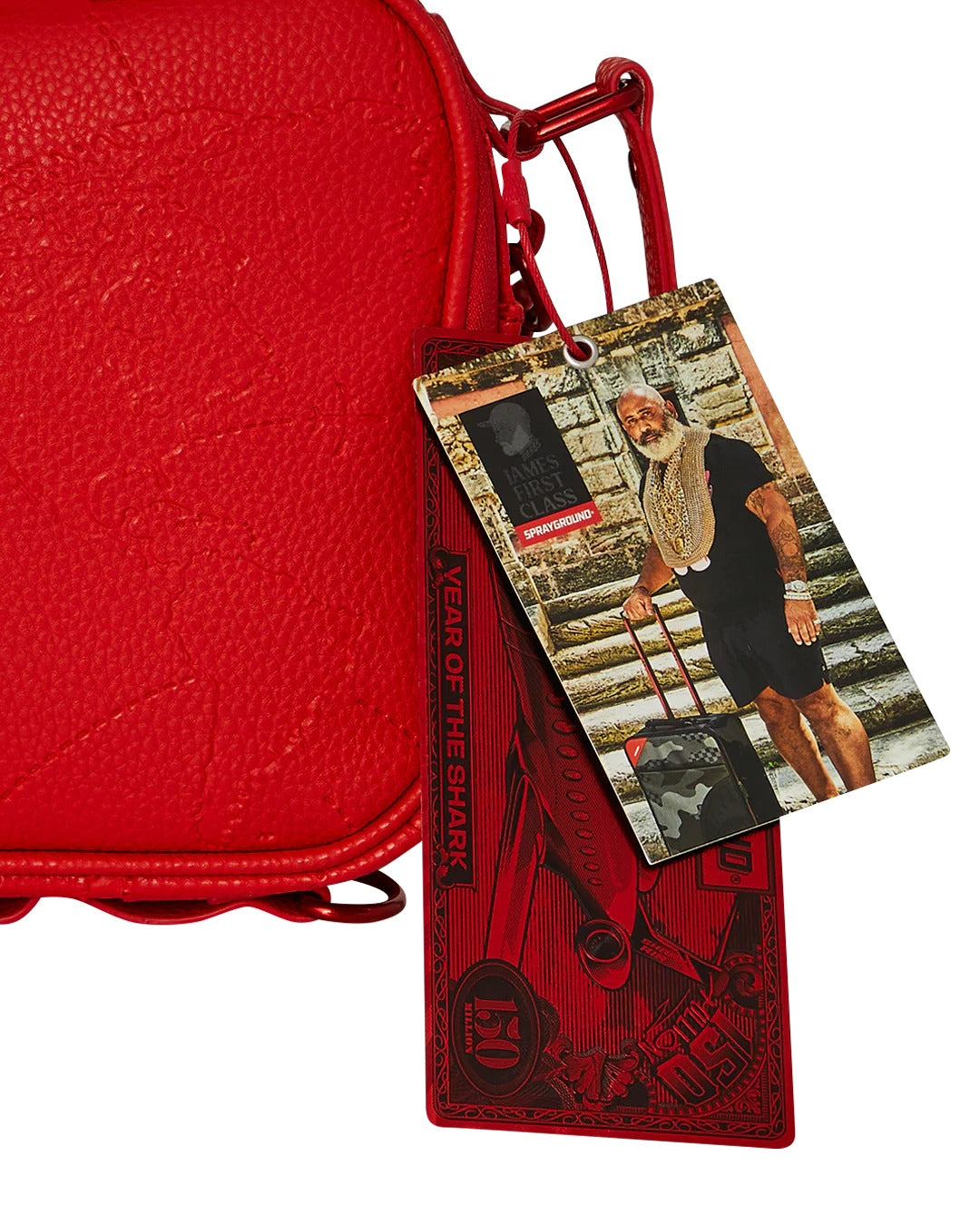 JAMES GLOBAL RED CROSSBODY