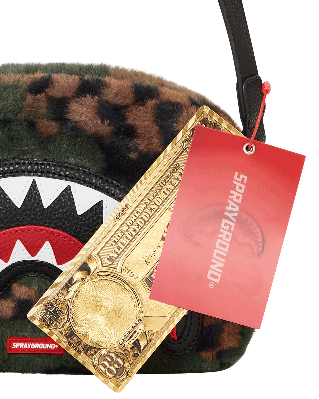 Green 3am Fur Brick Sling