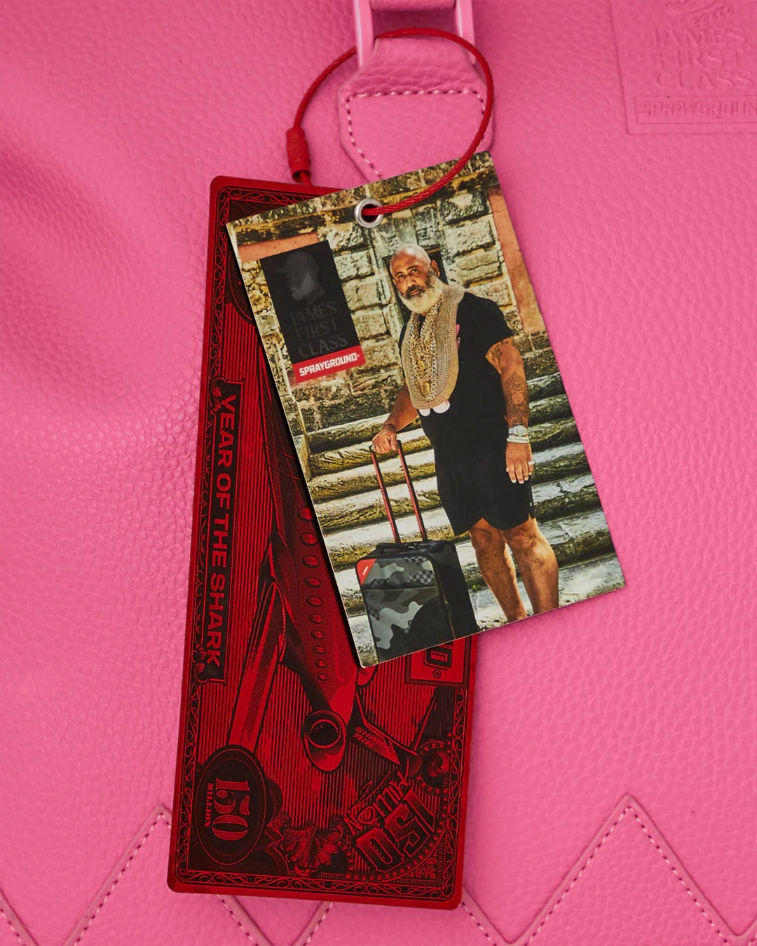 JAMES GLOBAL PINK SPIRKIN HANDBAG