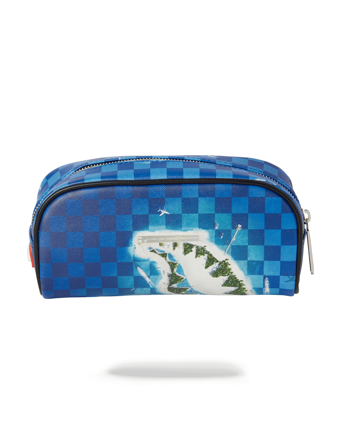 Sprayground Pochette REPUBLIC OF SHARK ISLAND POUCH Blue