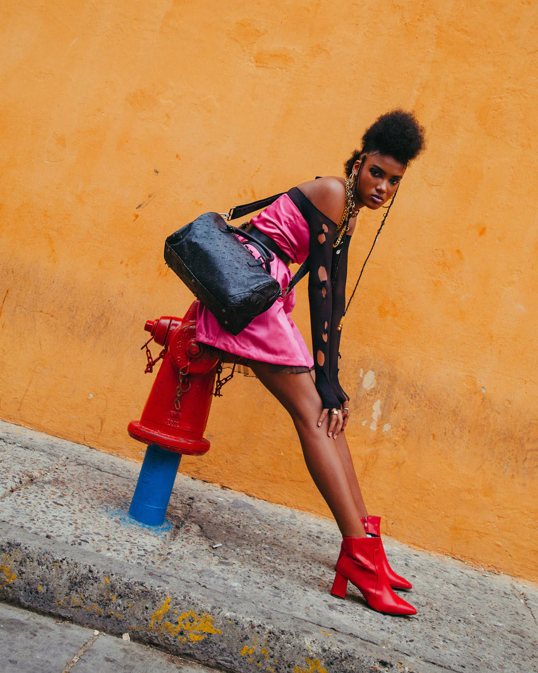 Trippy Monogram Mini Duffle