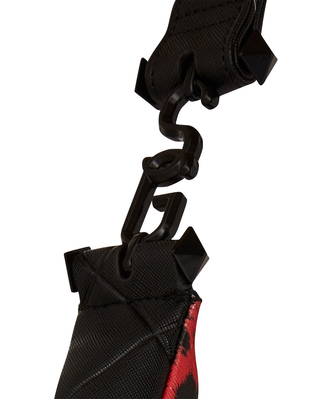 RED LEOPARD PUFFER VICE SHOULDER BAG