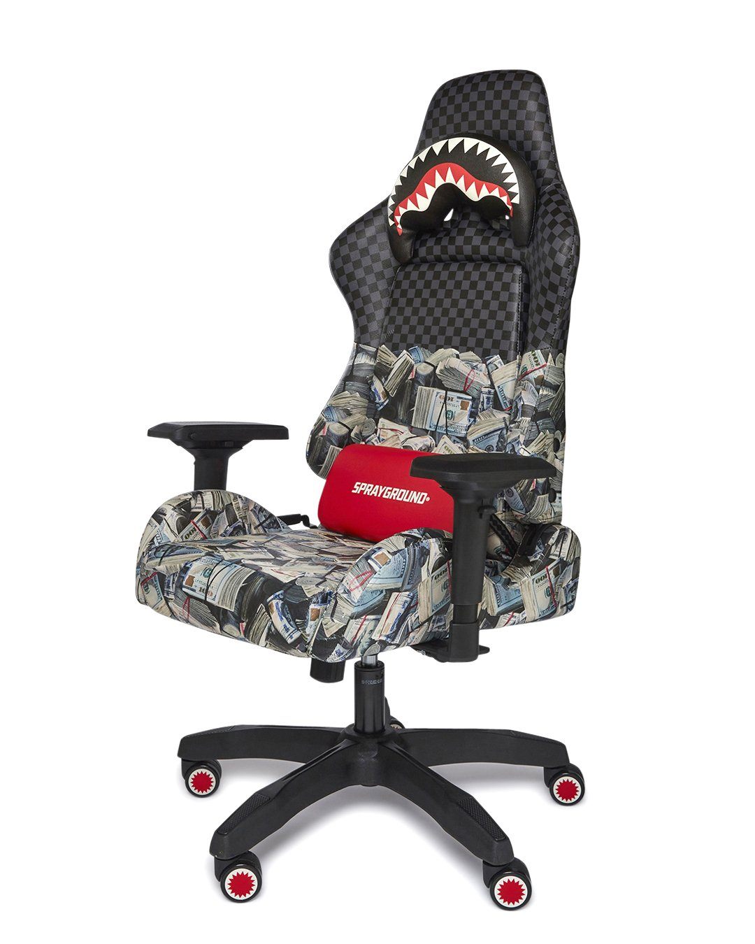 Sprayground Gaming chairs CHECKERED MONEY CHAIR Black