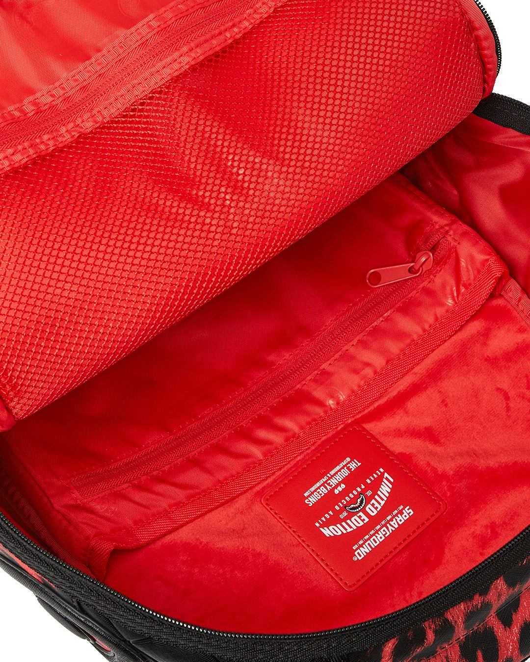 RED LEOPARD PUFFER DLX BACKPACK