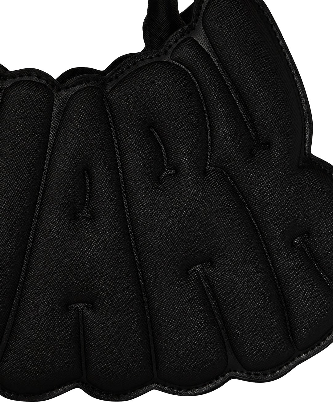 METALLIC DRIP SHARK BUBBLE LETTERS HANDBAG