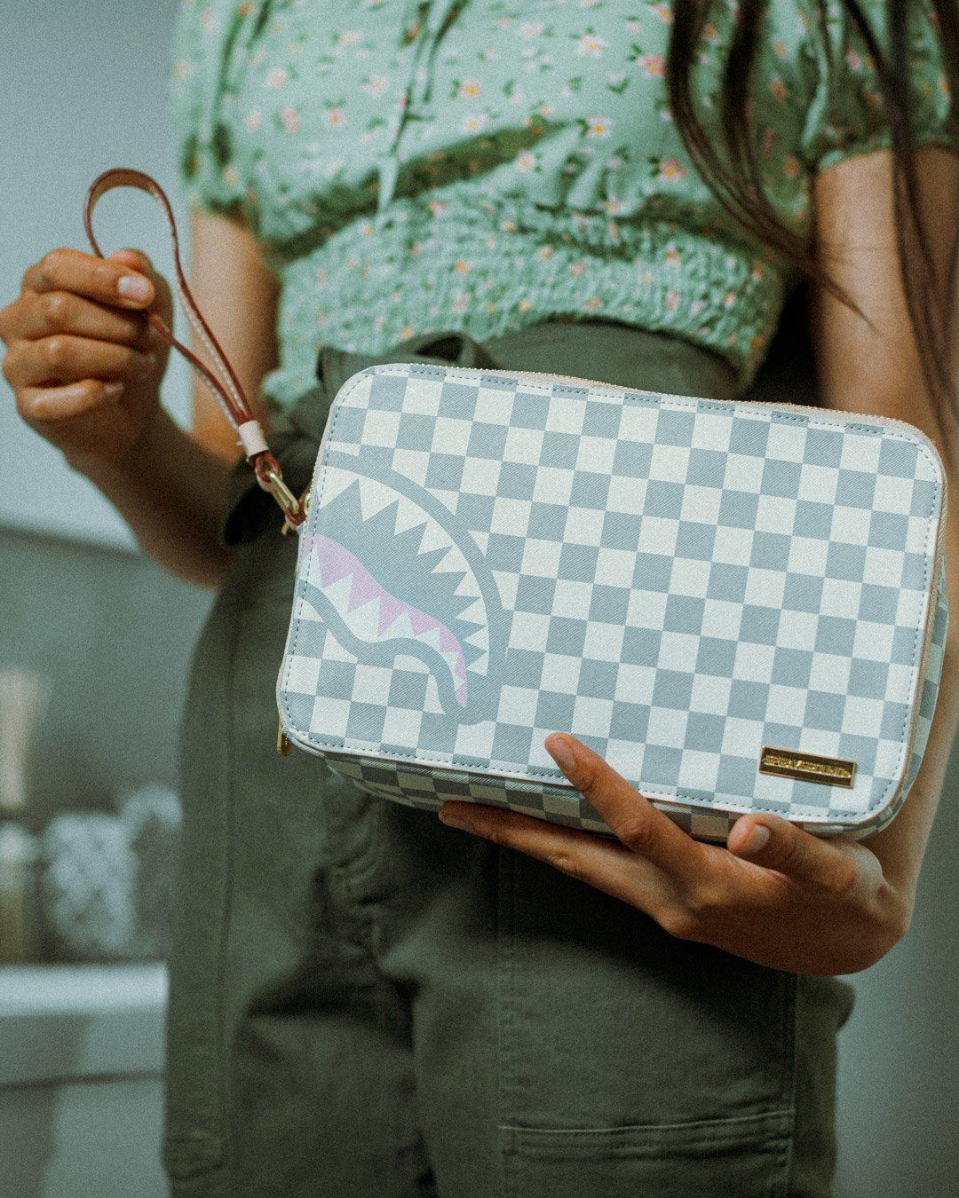 Sprayground Pochette ROSE ALL DAY LA PALAIS TOILETRY White