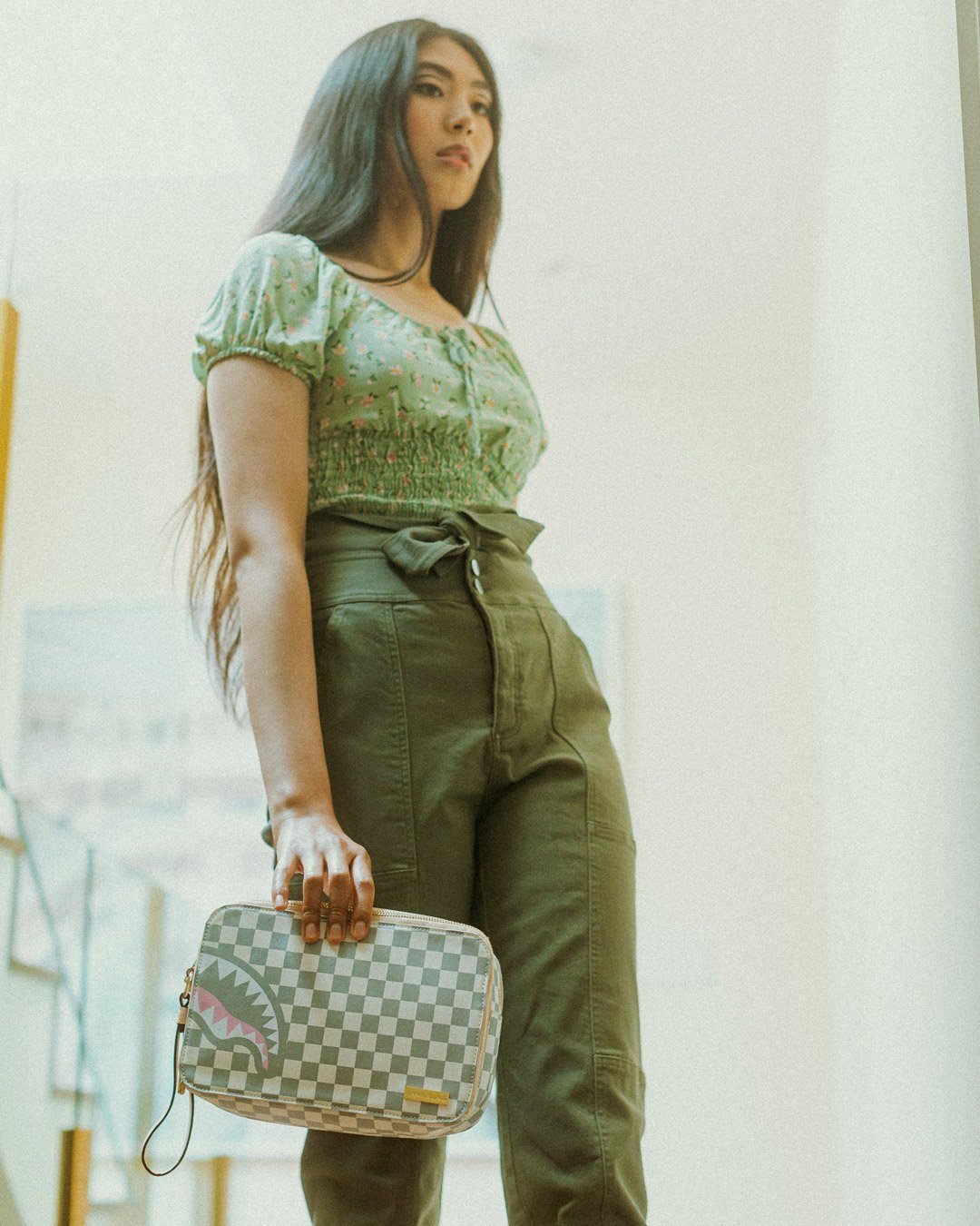 Sprayground Pochette ROSE ALL DAY LA PALAIS TOILETRY White