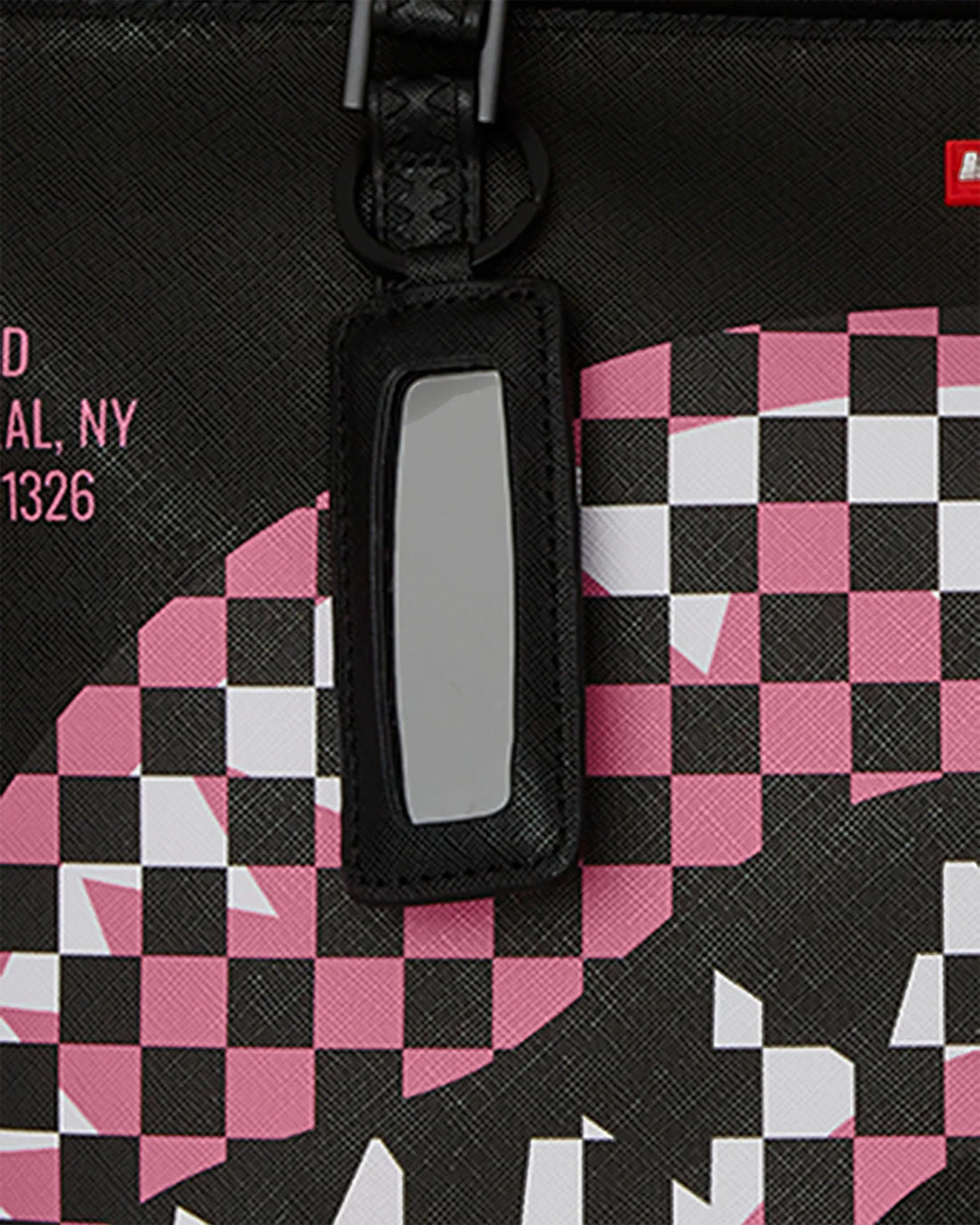 SHARK CENTRAL BREAKUP CHECK SORBET GREY TOTE