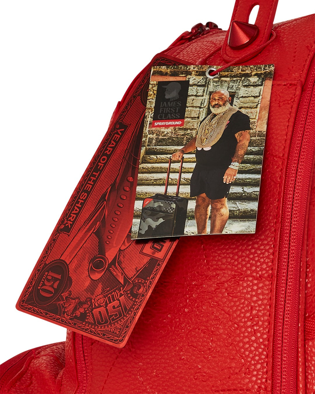 JAMES GLOBAL RED CHATEAU BACKPACK