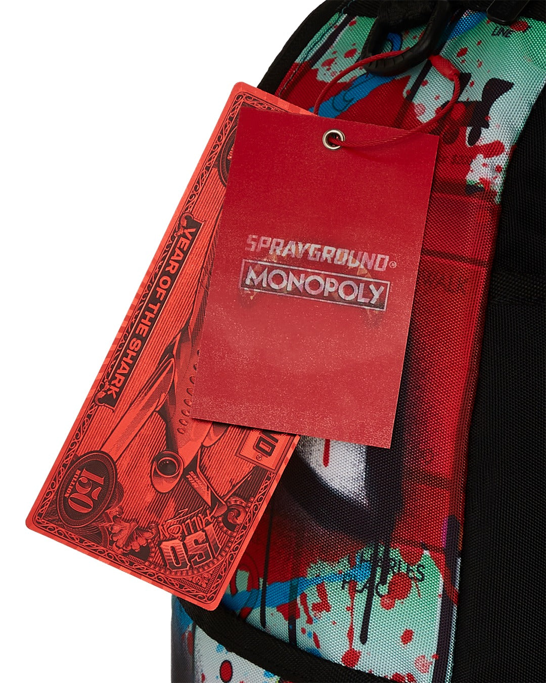 MONOPOLY MAN SPRAYED BOARD DLXR BACKPACK