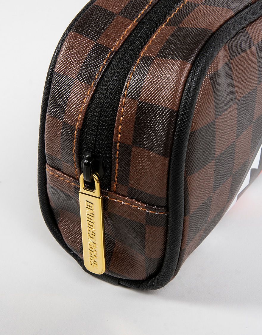 Sprayground Bag SHARKS IN PARIS POUCH  Brown