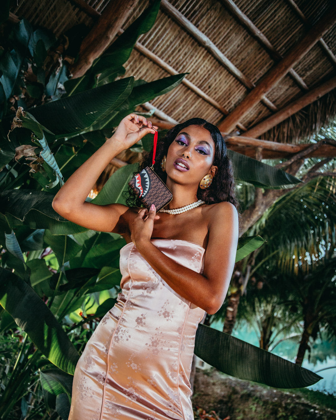 Money Checkered Wallet 910w4676nsz