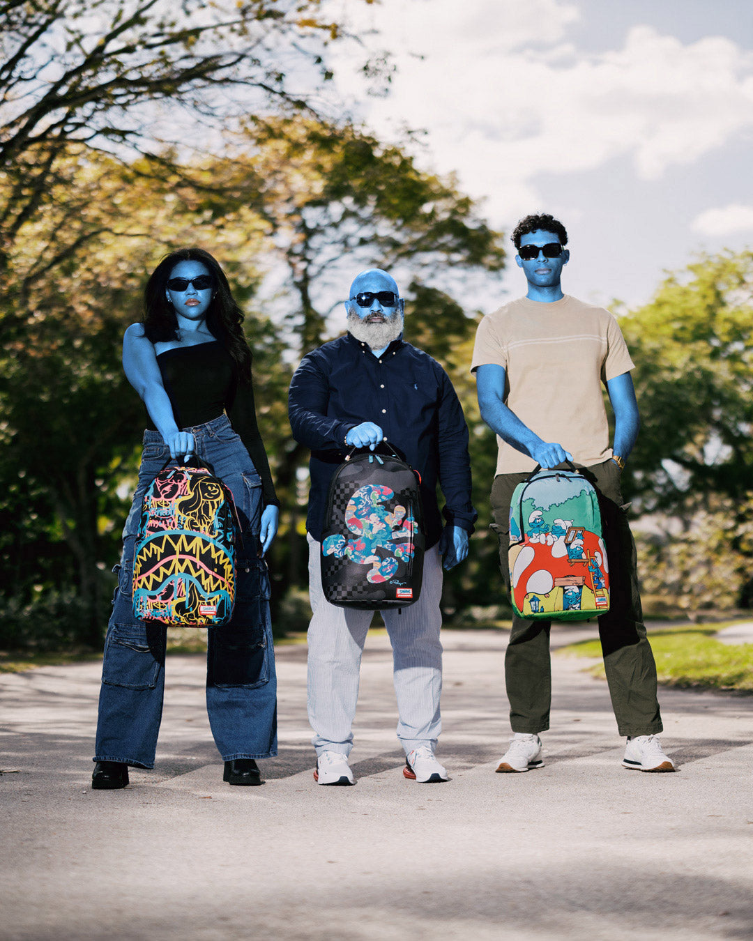 Smurf Silhouette Dlxsv Backpack