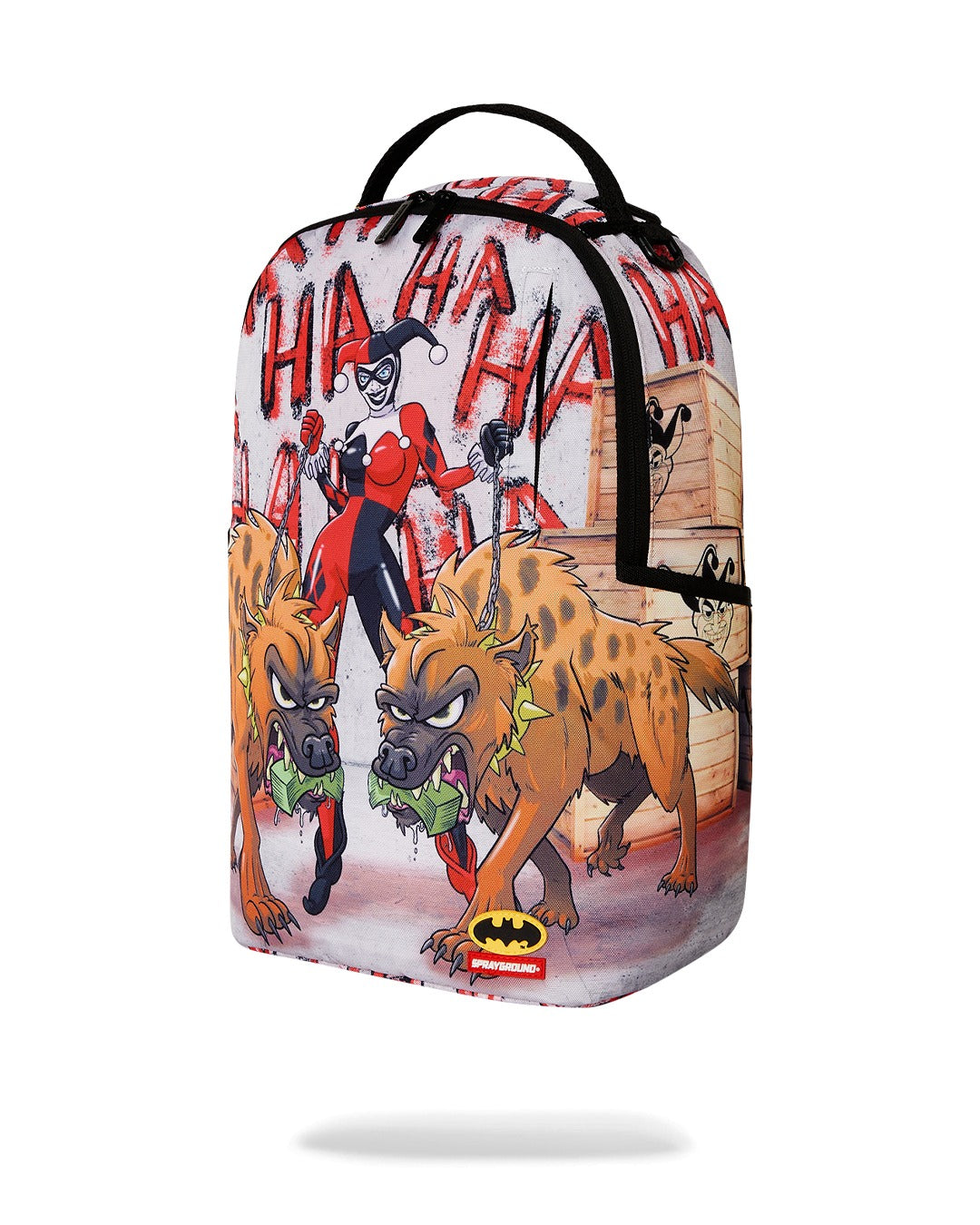 HARLEY QUINN WITH HYENAS DLXR BACKPACK