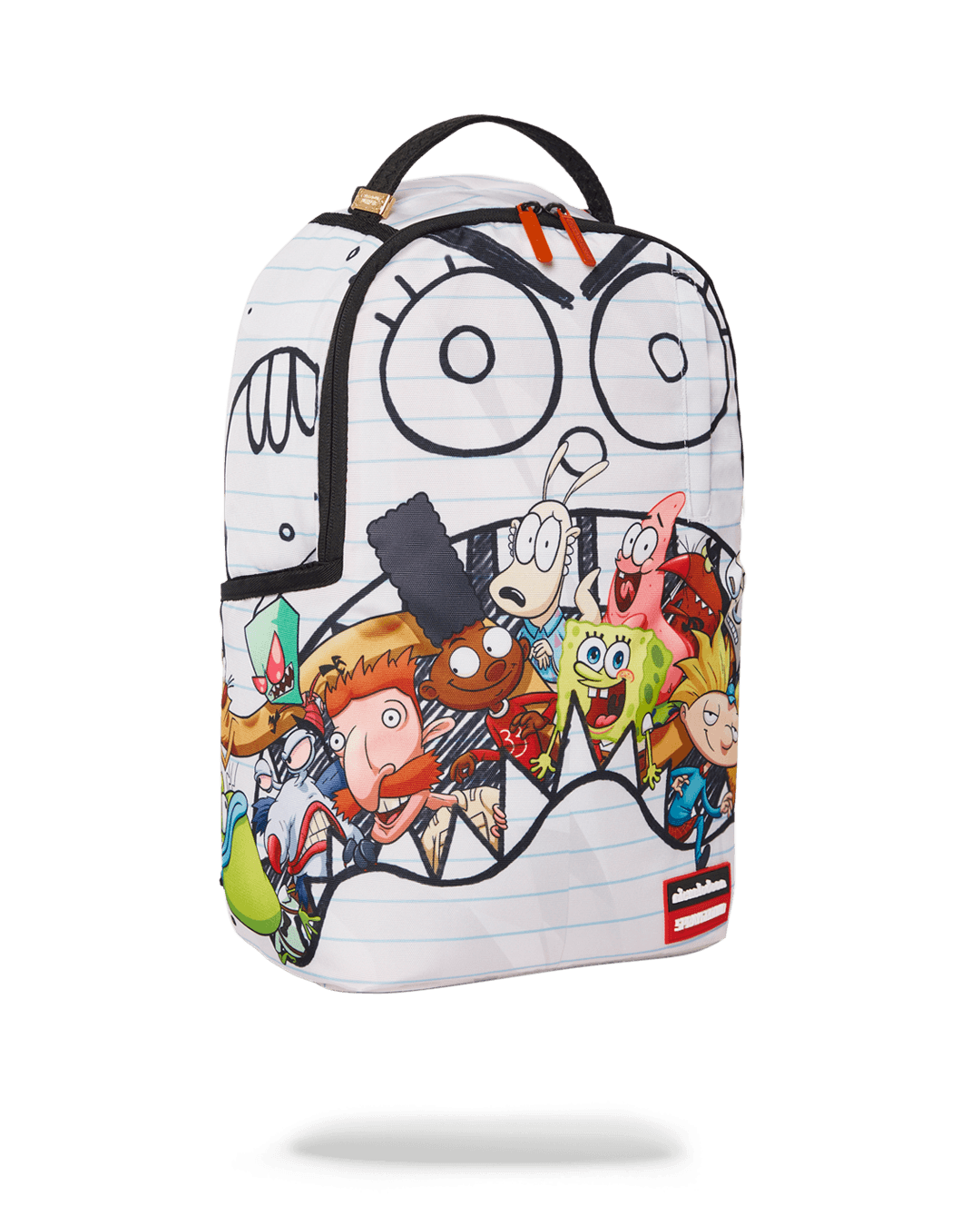 Sprayground Backpack SPONGEDOODLEBOB EATING White