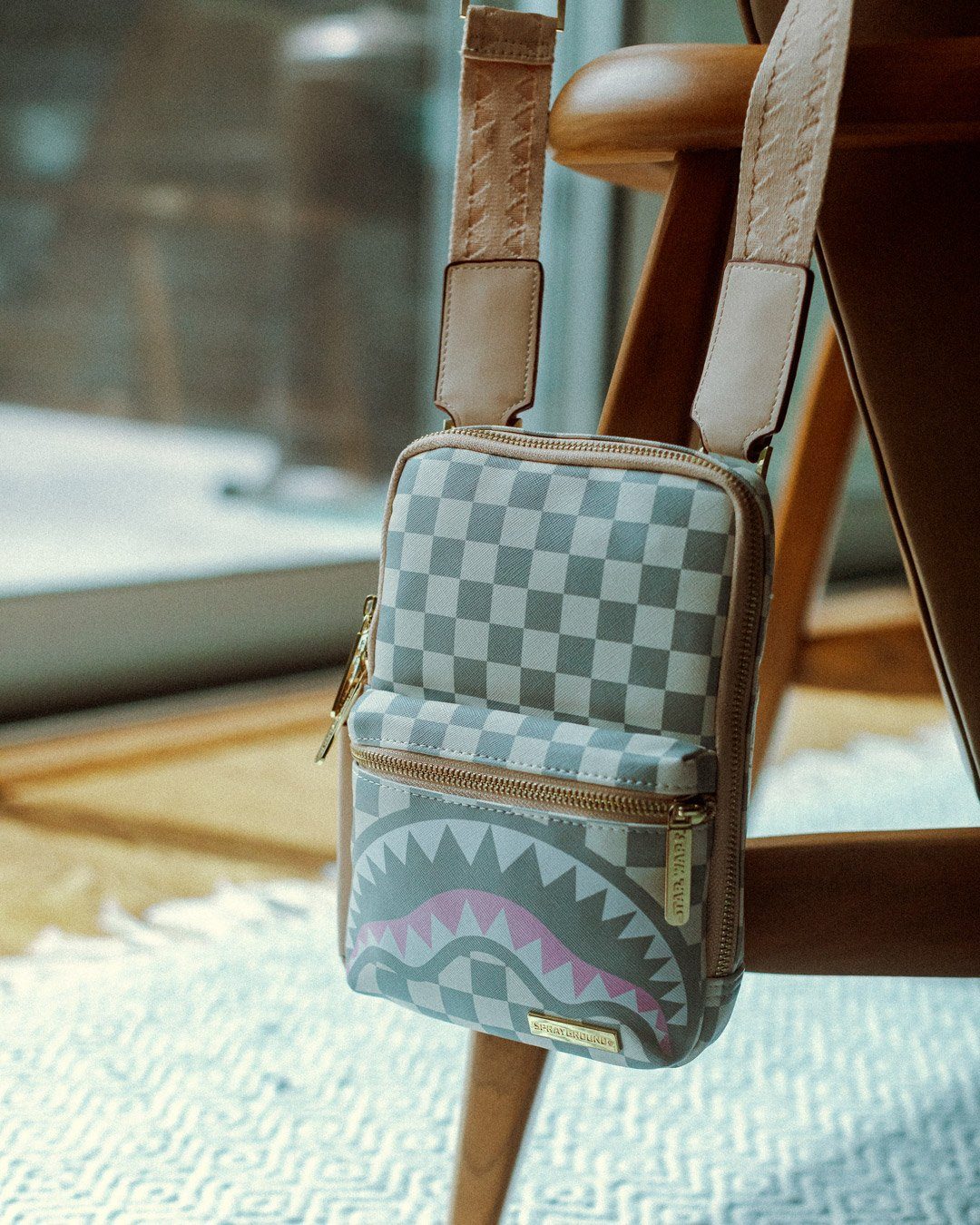 Sprayground Bag ROSE ALL DAY LA PALAIS SLING White