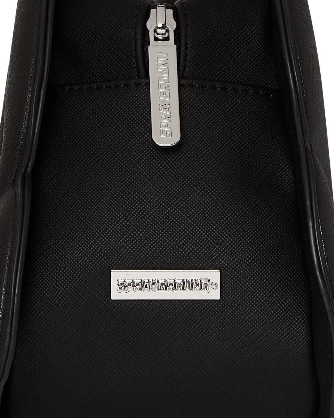 METALLIC DRIP SHARK BUBBLE LETTERS HANDBAG