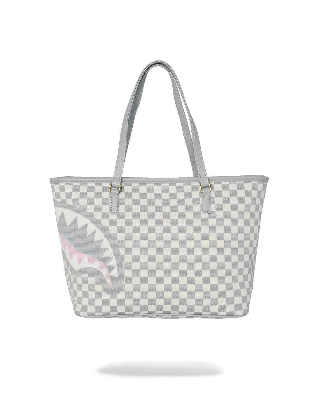 KNIT SHARKS IN PARIS IN CREAM TOTE