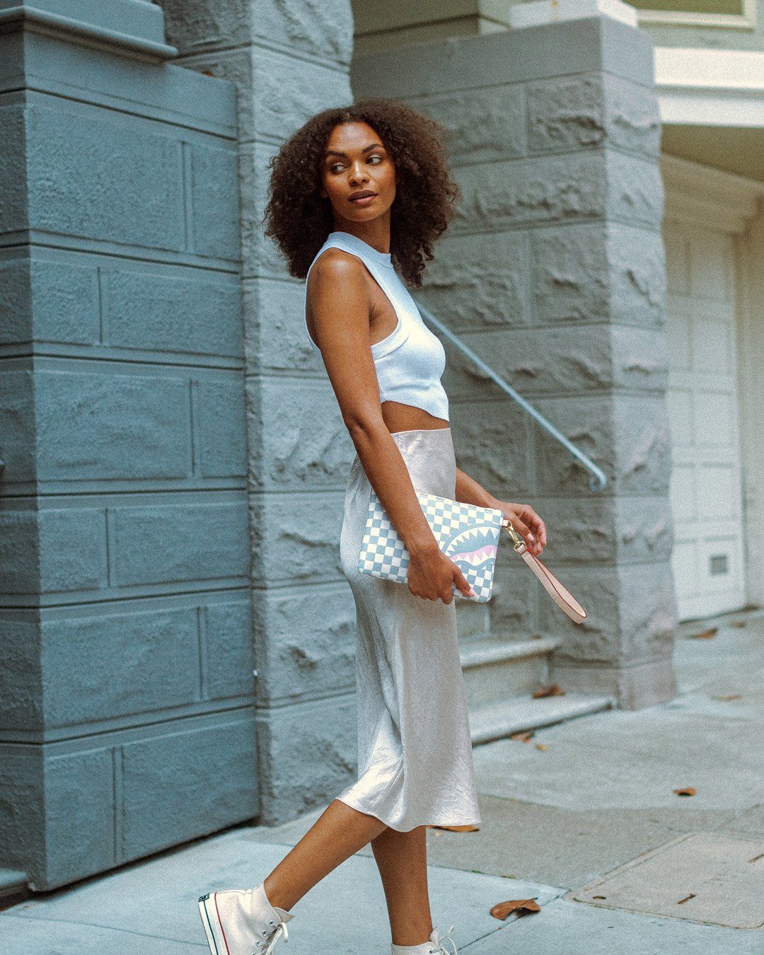 Sprayground Pochette ROSE ALL DAY LA PALAIS POUCHETTE White