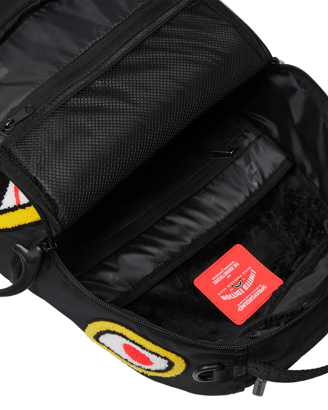 Sprayground Backpack JURASSIC PARK: JURASSIC SHARK DLXRS BACKPACK Black