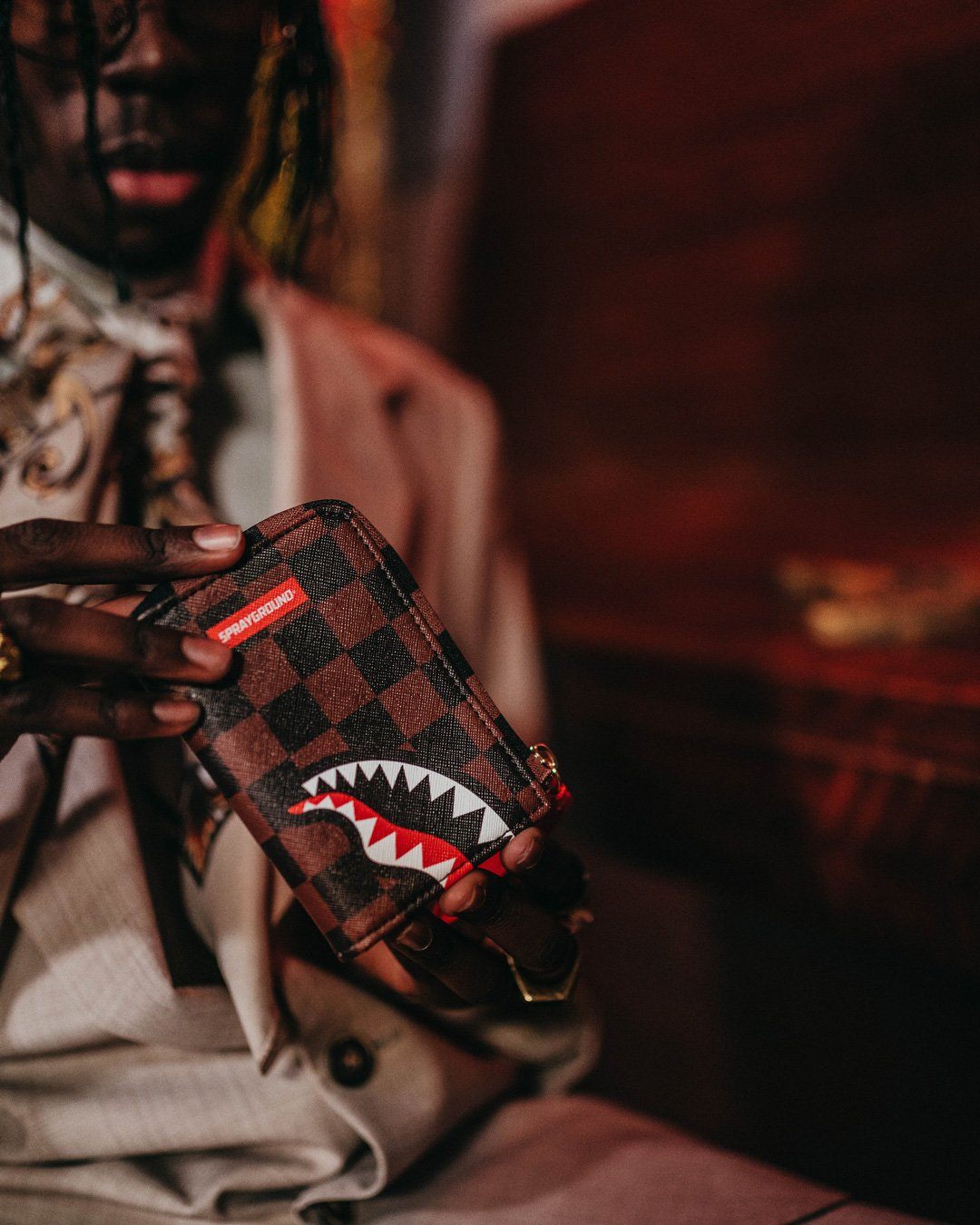 Sprayground Wallet PARIS VS FLORENCE WALLET Brown