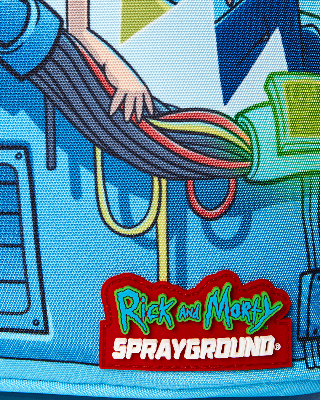 Sprayground Backpack RICK & MORTY NAPSACK Blue