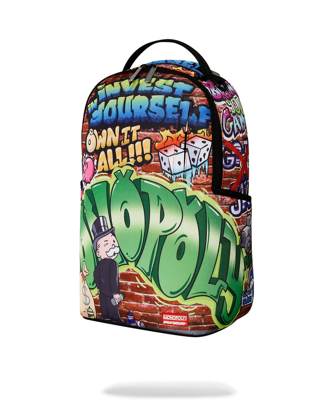 MONOPOLY MAN GRAFFITI DLXR BACKPACK